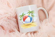 Happy Summer Clipart, an Illustration by RobertsArt (Thumbnail 6 of 7)