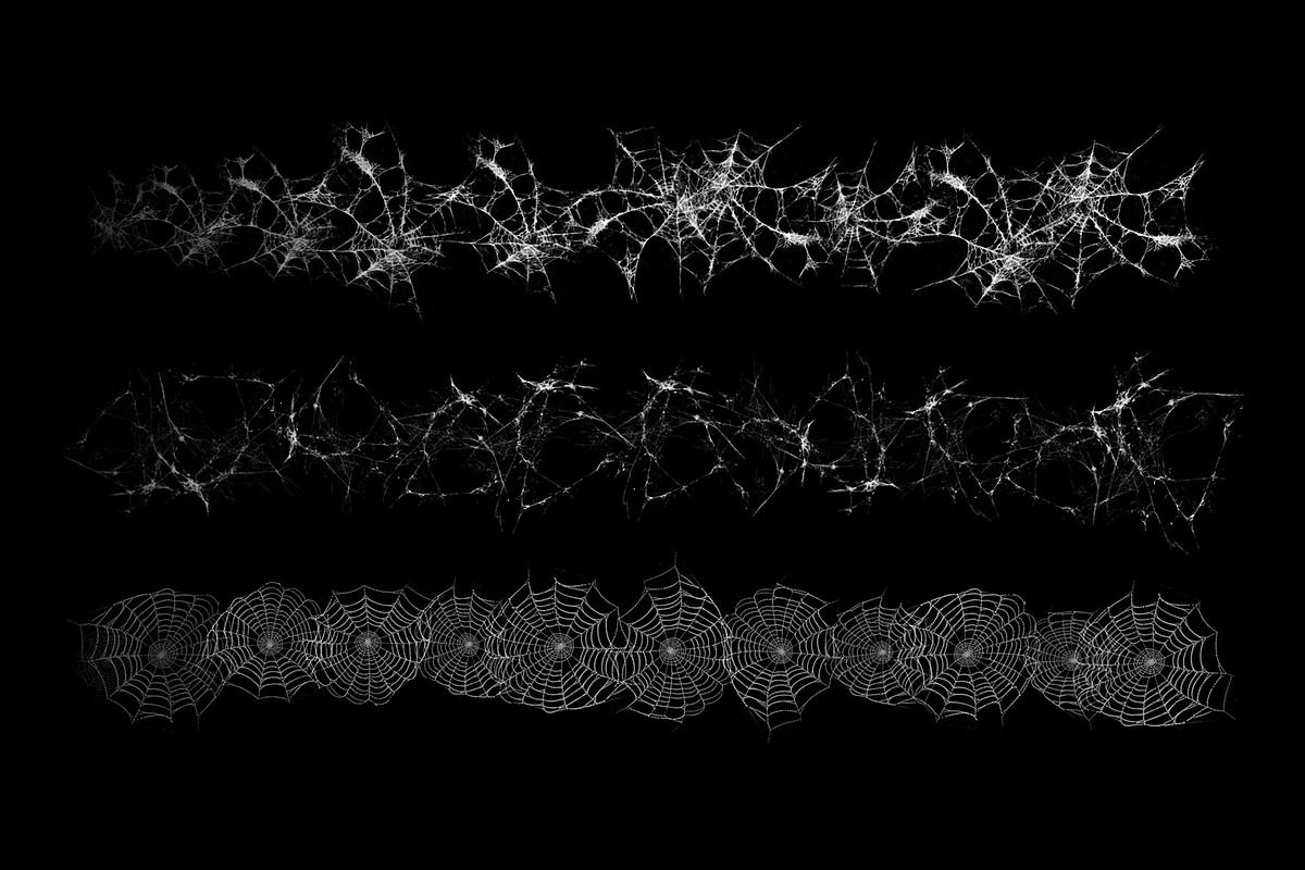 Spider Web Brush Set, a Brush Add-On by Zsolt Kosa Art (Photo 2 of 6)