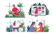 Part 1 Medical website illustrations, a Healthcare Illustration by Grivina's shop (Thumbnail 5 of 37)