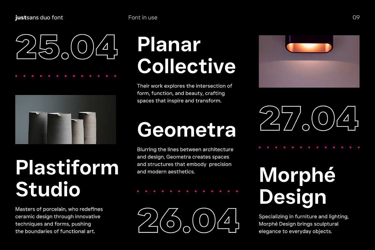 JUST Sans Font Duo — Clean + Outline, a Sans Serif Font by JUST Creative (Photo 9 of 13)