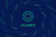 Flower Modern Logo Template, a Branding & Logo Template by MindMuse (Thumbnail 4 of 6)
