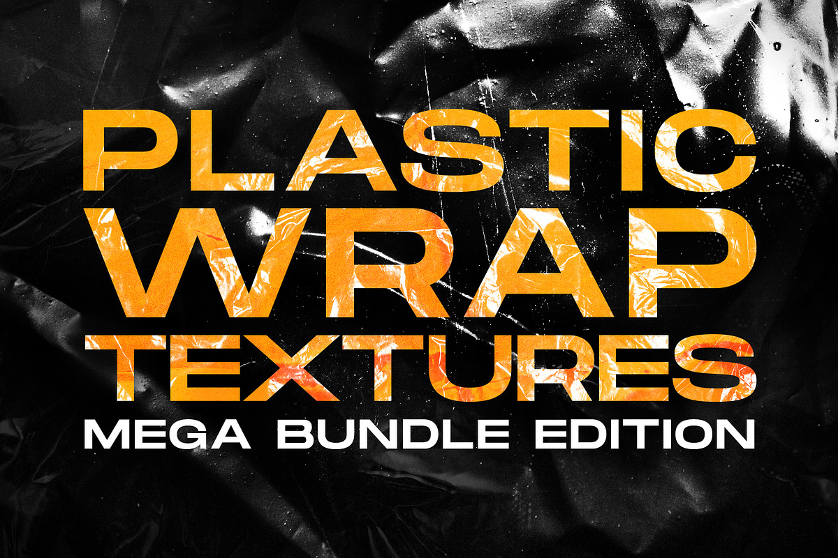 Plastic Wrap textures mega bundle, a Texture Graphic by Visual Fear (Photo 1 of 10)