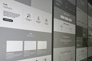 Website Wireframe Template