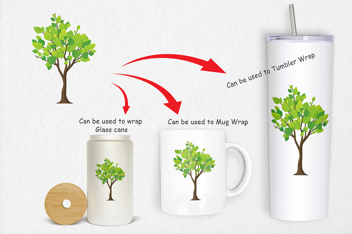 Tree Clipart, a Graphic by Artnoy (Photo 4 of 5)