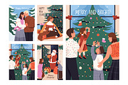 People on Christmas, New Year cards, a Person Illustration by PaperTrident (Thumbnail 1 of 3)