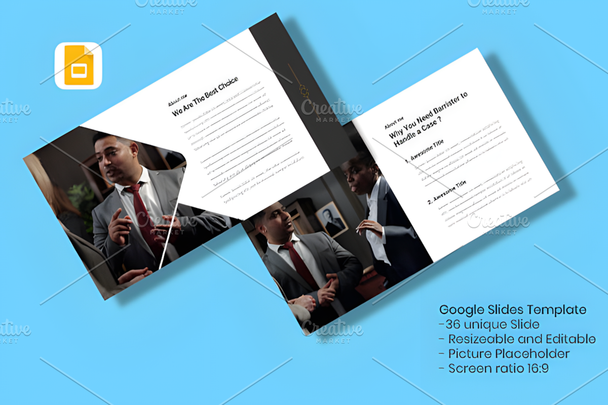Google Slides Presentation Template, a Social Media Template by Ink Gallery (Photo 7 of 10)