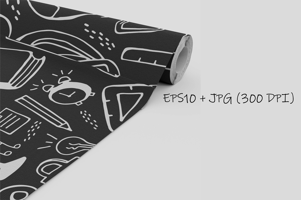 Back to School Doodle Bundle, a Pattern Graphic by fancykeith (Photo 5 of 5)