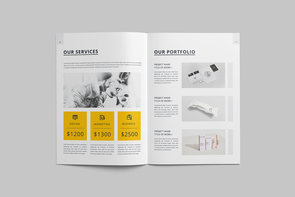 Proposal Brochure Template, a Brochure Template by Tanber Hossen (Photo 6 of 11)