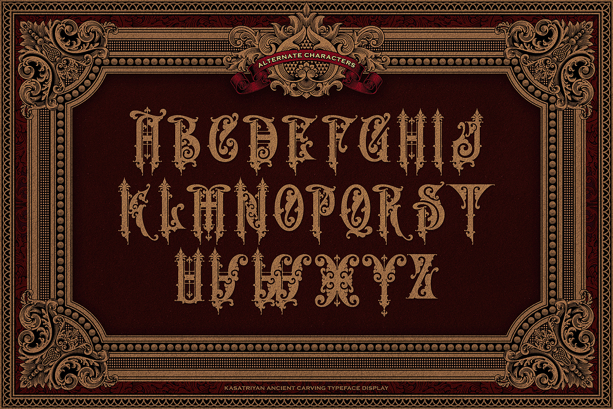 Kasatriyan Ancient Typeface, a Serif Font by Sitintahitam (Photo 13 of 24)