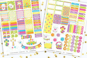 Holy Easter Printable Stickers