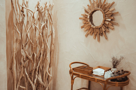 Beige aesthetic decoration, a Photo by SkyNext