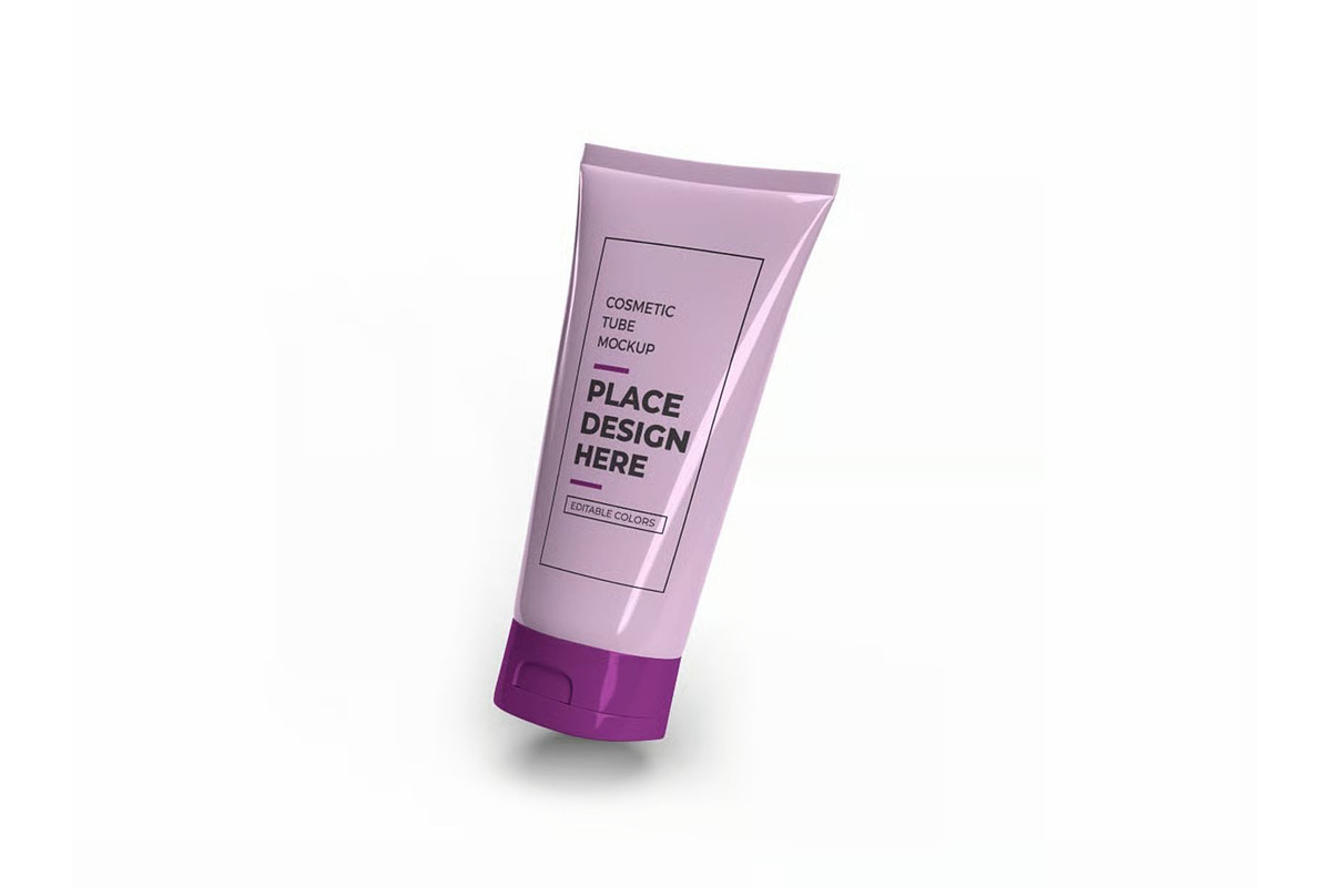 Cosmetic Tube Packaging Mockup, a Packaging Mockup by DesignRushMarket (Photo 11 of 11)