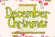 December Christmas Font, a Script Font by Techno Digitz (Thumbnail 1 of 5)