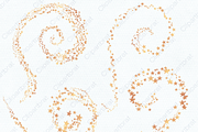 Orange Watercolor Star Clipart, an Object Illustration by ClipartBrat Graphics (Thumbnail 5 of 5)
