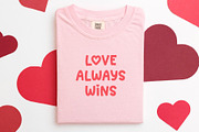 Pink Love - All Caps Heart Font, a Sans Serif Font by Kaya Fonts (Thumbnail 8 of 20)