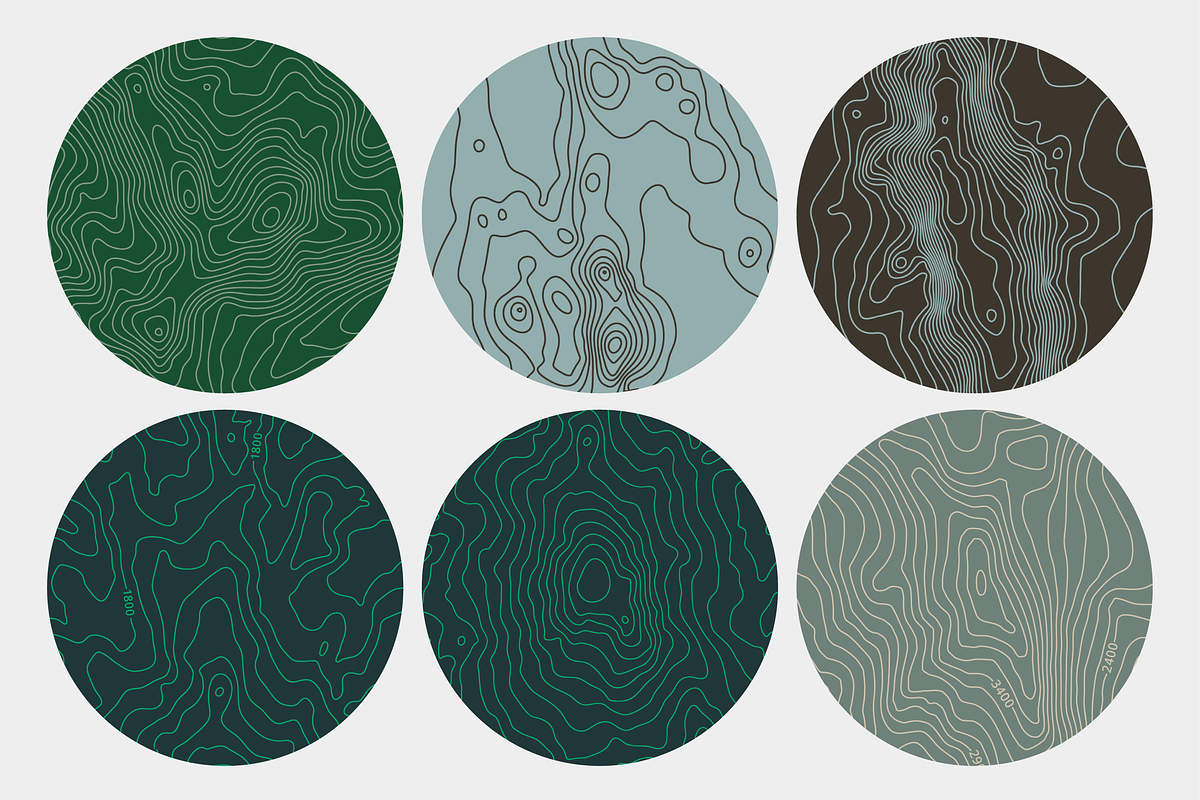 Contour Mapping II - North America, a Pattern Graphic by Hello Mart (Photo 13 of 15)