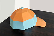 Baseball Cap - 3d papercraf, a Print Template by PAPER amaze (Thumbnail 4 of 6)