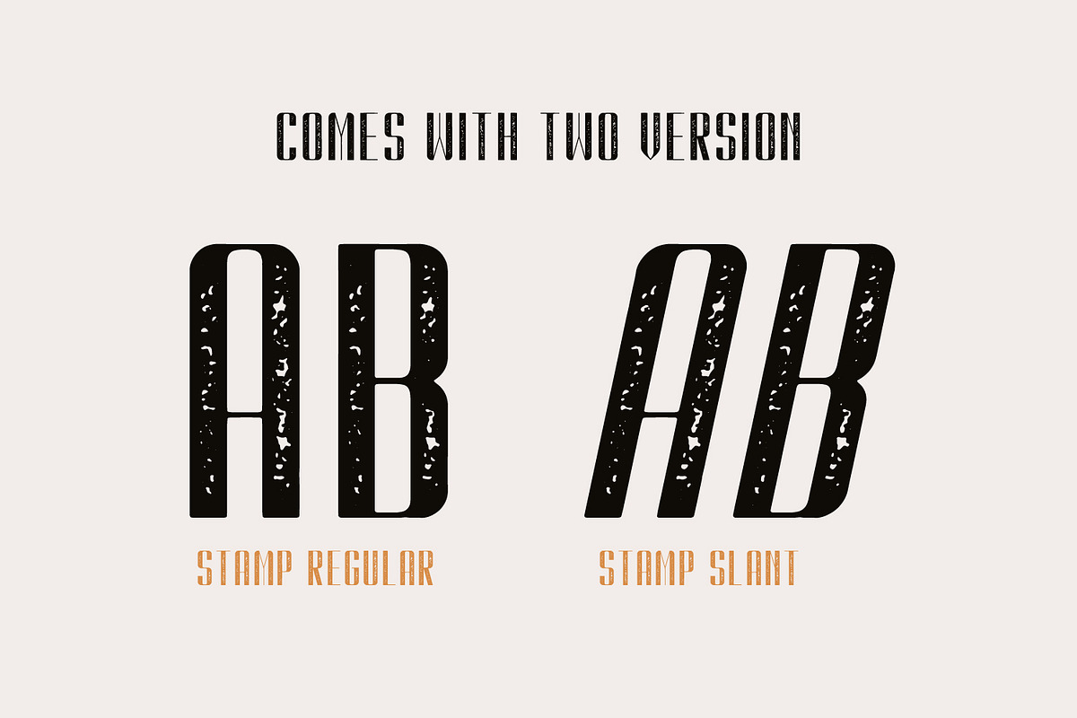 Kionsa Stamp - Vintage Display font, a Font by Graphicfresh (Photo 3 of 7)