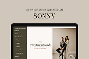 Sonny Showit Investment Guide, a Websites & App Template by Amanda Scott Design Co. (Thumbnail 1 of 5)