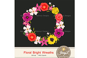 Floral Wedding Wreaths, an Illustration by JennyL Designs (Thumbnail 2 of 7)