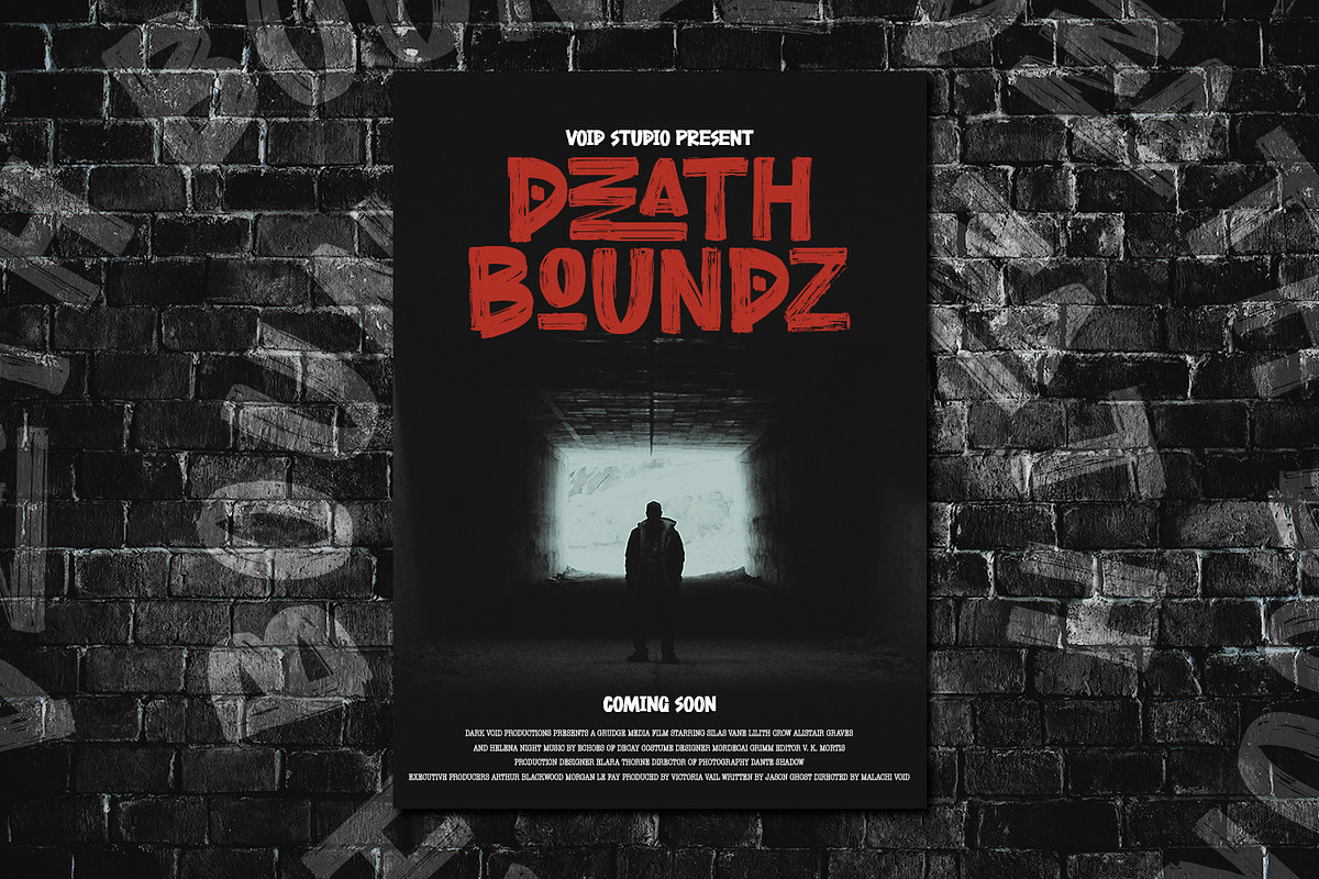 Everdeath – Handbrush Typeface, a Handwritten Font by Almarkhatype (Photo 3 of 15)