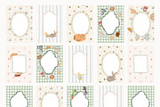 Whimsical Cottagecore Frames, a Decorative Illustration by whiteheartdesign (Thumbnail 3 of 9)