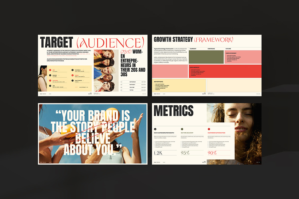 Brand Strategy Presentation Template, a Presentation Template by ArtisanaAura (Photo 12 of 15)