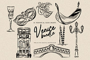 Italy illustration Venice Bundle, an Object Illustration by CraftingOnSunday (Thumbnail 1 of 3)