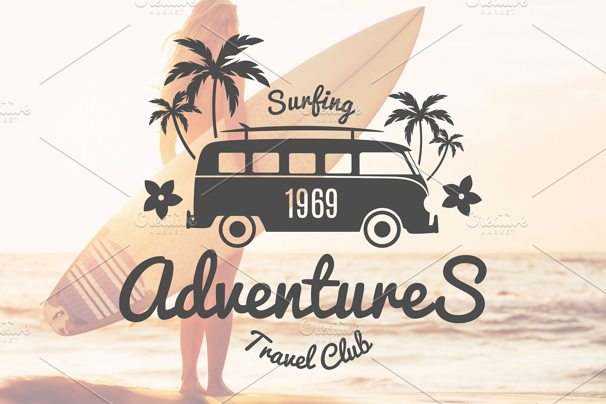 Surfing Bundle, an Illustration by Vector Market (Photo 12 of 12)