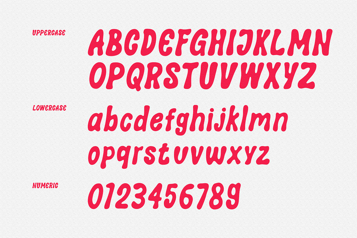 CandyPaint - Retro Groovy Font, a Sans Serif Font by Typeparties (Photo 9 of 9)