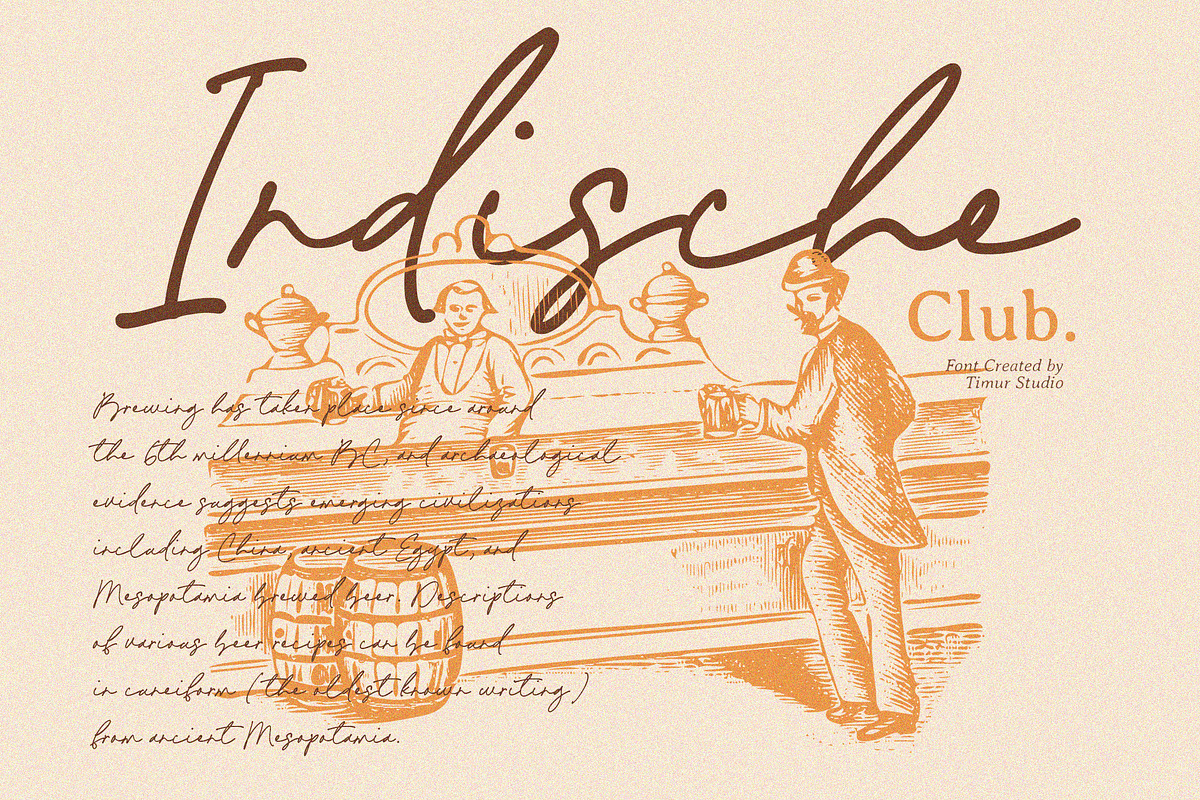 Metaphor Story Font, a Handwritten Font by Timurtype (Photo 2 of 7)