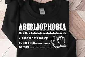 Abibliophobia Tshirt Design, a Graphic by Vector Portal