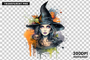 Halloween Spooky Witch PNG Bundle, a Seasonal Illustration by Creative Arslan (Thumbnail 11 of 11)