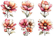 Whimsical Flowers Spring Clipart Bun, an Illustration by DreamPrint404 (Thumbnail 6 of 6)