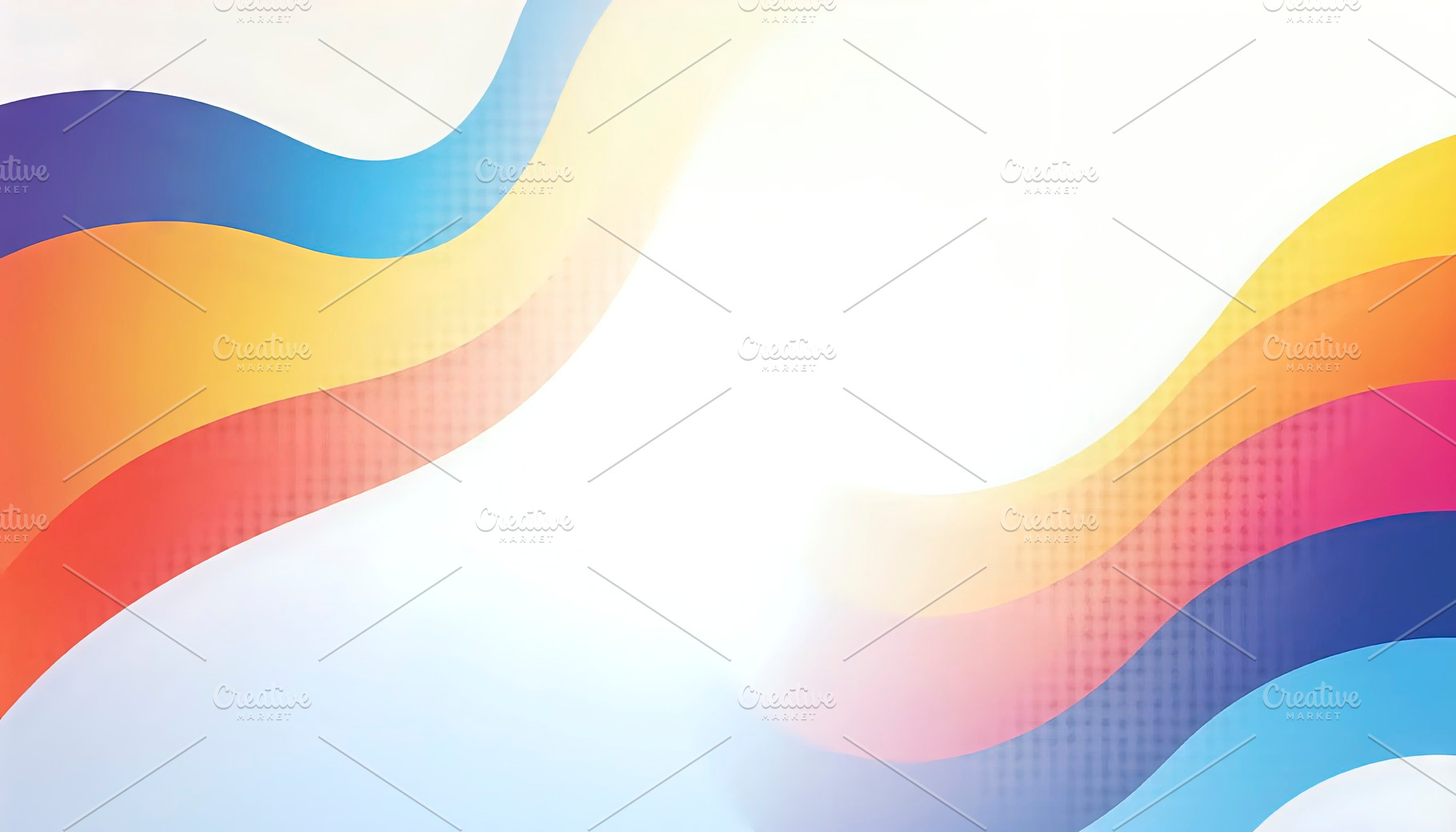 Abstract Rainbow Waves With Clean Co, a Photo by LOGOCREATIVE