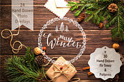 Xmas&New Year Photo Overlays+Extras, a Decorative Illustration by CreativeJourney (Thumbnail 1 of 8)