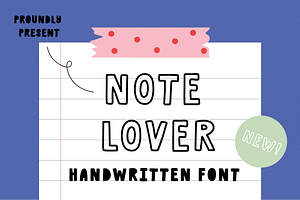 Note Lover Font