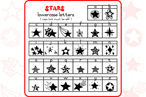 Star Doodles - Dingbats Font