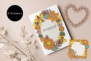 Tropical Flower Pattern Retro Summer, a Pattern Graphic by Trendingdigital (Thumbnail 3 of 21)