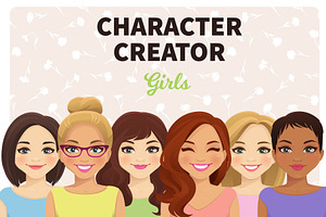 Woman avatar creator, a Person Illustration by Volha Hlinskaya