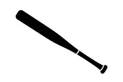 Baseball Bat Silhouette Vector Bundl, an Illustration by Creativeshirt (Thumbnail 42 of 51)