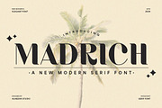 Madrich - Modern Serif Font, a Serif Font by Almeera Std (Thumbnail 1 of 10)