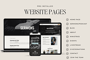 Church Ministry Wix Website Template, a Wix Template by Ton Rêve Design Studio (Thumbnail 2 of 10)