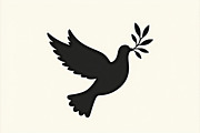 Dove of Peace Vector Set, an Illustration by Designs_River (Thumbnail 7 of 18)
