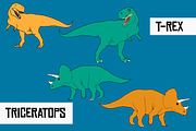 Dinosaur Vector Pack, an Illustration by Cristina Glynn (Thumbnail 6 of 6)