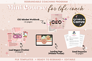 Mini Course Package for Female Coach, a Templates & Theme by bellaROSEworkshop (Thumbnail 2 of 10)