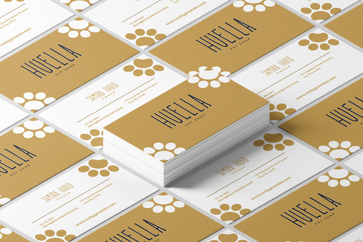 Pet shop Business Card, a Business Card Template by Graphic Origin (Photo 1 of 4)
