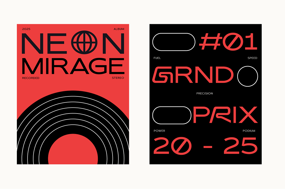 HN Revline, a Sans Serif Font by Hora Nocte (Photo 4 of 12)