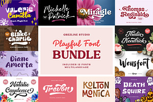 Playful Font Bundle Vol. 2