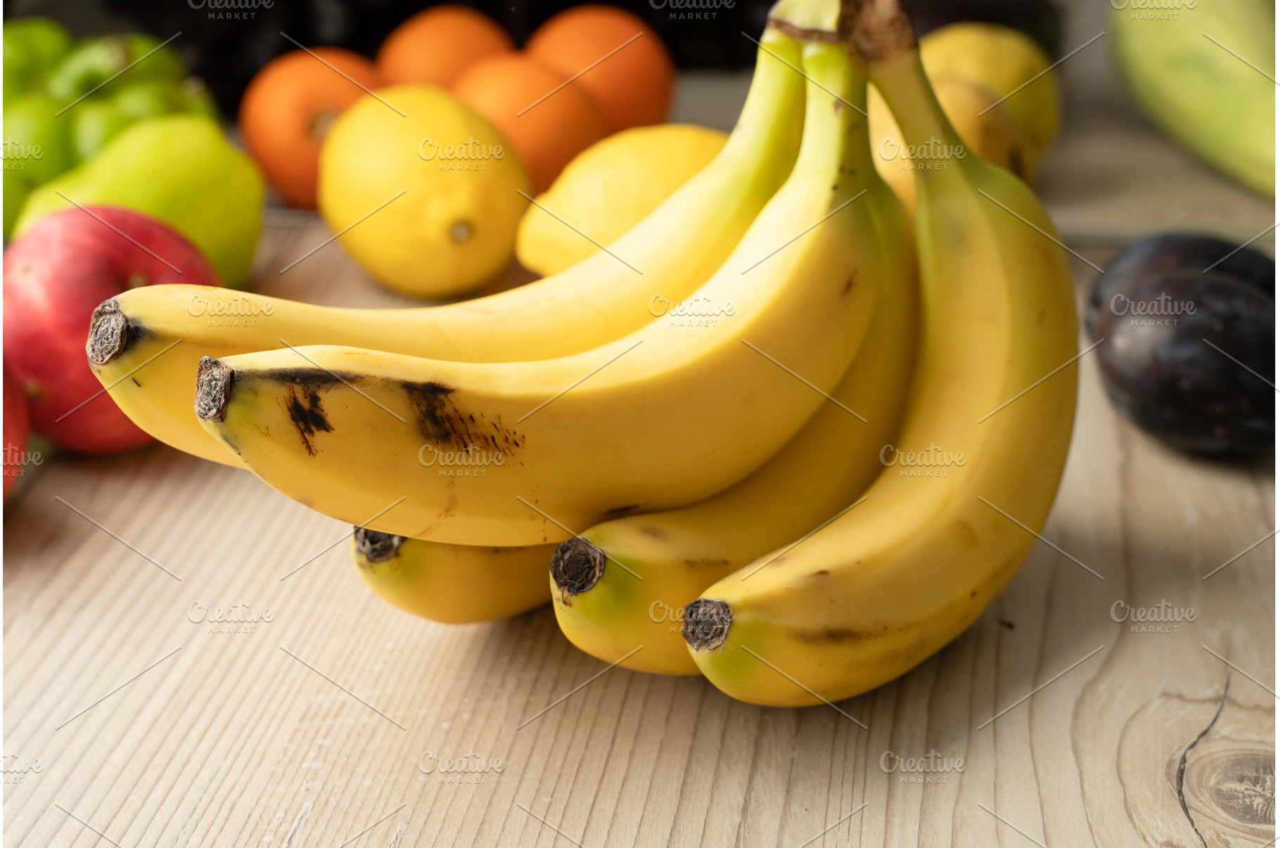Fresh fruits at the kitchen for, a Food & Drink Photo by oksix